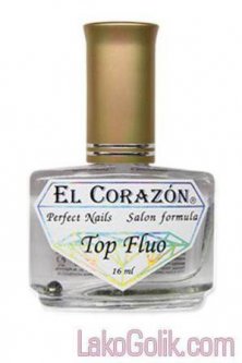 купить Лак для ногтей El Corazon 411 Top Fluo Флуоресцентный лак