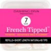 купить Типсы для моделирования френча Dashing Diva French Tipped Short Natural 7 размер 50 шт (096100082602)