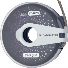 купить Сменный файл-лента чехол в пластиковой катушке Staleks Pro PapMam Exclusive 240 грит 6 м (ATClux-240) (4820241061655)