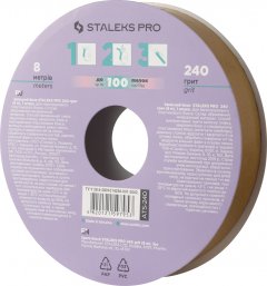 купить Запасной блок файл-ленты для пластиковой катушки Staleks Pro 240 грит 8 м (ATS-240) (4820121597953)