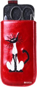 купить Чехол для ножниц и пинцетов Red Point Prime Кошка Красный (КП.03.К.03.01.047)