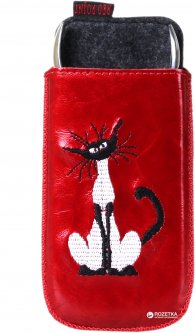 купить Чехол для ножниц и кусачек Red Point Prime Кошка Красный (ВП.03.К.03.01.047)
