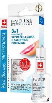 купить Препарат для сушки и идеального блеска Eveline Nail Therapy Professional 3в1 12 мл (5907609329745)