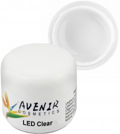купить Гель для наращивания ногтей Avenir Cosmetics LED Clear 50 мл (5900308133132)