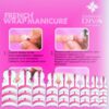 купить Набор типс для френча Dashing Diva French Wrap Plus Thin Hot Pink Trial Size 28 шт (0961000000226)