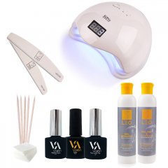 купить Набор для покрытия ногтей гель-лаком Valeri "Standart" + лампа SUN 5 48W WHITE UV/LED