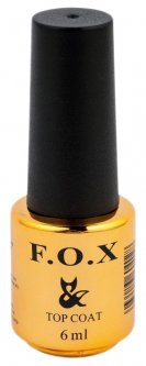 купить Закрепитель для гель-лака FOX Top Matte No Wipe 6 мл