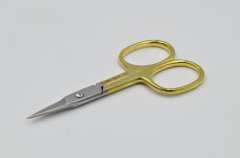 купить Ножницы маникюрные для ногтей Beauty LUXURY HH-15 золотые прямые