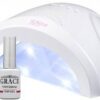 купить Набор лампа SUNone White UV/LED 48W + Камуфлирующая база №1 + Топ Grace 8 мл