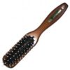 купить Щетка для волос SALON массажная натуральная щетина + направляющие 7698-CLB