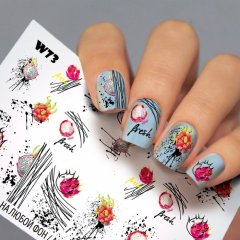купить Слайдеры для ногтей Fashion Nails Фрукты Питайя (W73)