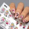 купить Слайдер-дизайн на водной основе для ногтей Fashion Nails Клубника (W75)