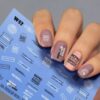 купить Слайдеры для ногтей - водные наклейки Fashion Nails - Новогодние Надписи (W52)
