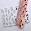 купить Слайдер-дизайн наклейки для ногтей 3D Fashion Nails Вензеля черно-белые (3D/148)