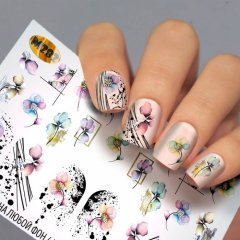 купить Водный слайдер-дизайн наклейки для ногтей Fashion Nails Цветы (М282)