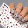 купить Водные наклейки для ногтей (слайдеры) для ногтей Fashion Nails Цветы (W77)