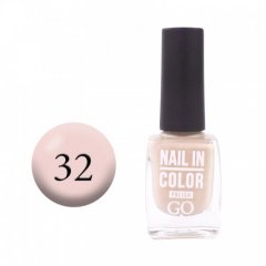 купить Лак для ногтей GO Active Nail in Color №32 Розовый крем 10 мл