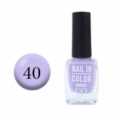 купить Лак для ногтей GO Active Nail in Color №40 Сиреневый 10 мл