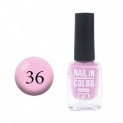 купить Лак для ногтей GO Active Nail in Color №36 Весенний розовый 10 мл