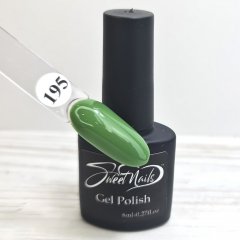 купить Гель лак для ногтей Sweet Nails зеленый №195 8мл