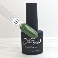 купить Гель лак для ногтей Sweet Nails темно - оливковый №212 8мл