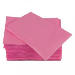 купить Салфетки косметологические полотенца одноразовые для лица и тела нарезные сетка Тимпа 10х10 50 шт розовый