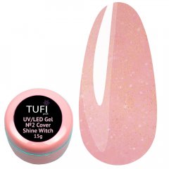 купить Гель с блестками для наращивания Tufi Profi UV/LED Gel 002 Cover - Shine Witch 15 г (0097133) (0097133)