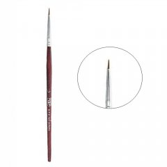 купить Кисть для росписи C.T.C Nail Systems №3 - красная ручка (0088146)