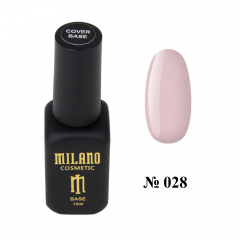 купить База камуфлирующая каучуковая Milano Cosmetic Cover Rubber Base №28 12 мл