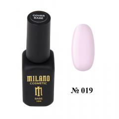 купить База камуфлирующая каучуковая Milano Cosmetic Cover Rubber Base №19 12 мл