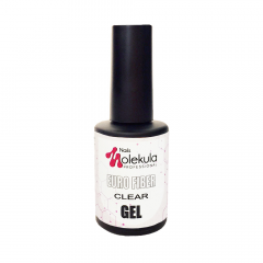 купить Гель для наращивания моделирующий со стекловолокном Nails Molekula Euro Fiber Gel Clear 12 мл