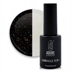 купить Закрепитель для гель-лака ADORE Miracle Top №7 Golden Shimmer 7