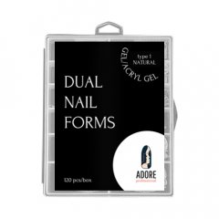 купить Формы для наращивания ногтей ADORE Dual Nail Forms Type 1 Natural 120 шт
