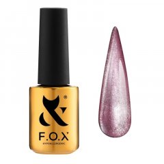 купить Основа для гель-лака F.O.X Shot Base Cat Eye №002 Розовый 7 мл