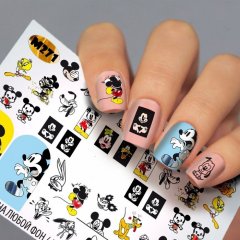 купить Водный слайдер-дизайн для ногтей Fashion Nails Микки Маус