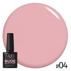 купить База камуфлирующая для гель-лака NUB Nude Rubber Base Coat № 04 8 мл