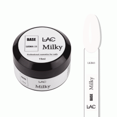 купить База молочная камуфлирующая без кисточки L.A.C Milky Base №LKB03 15 мл