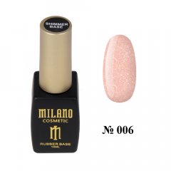 купить База камуфлирующая с шиммером Milano Cosmetic Shimmer Cover Base №6 10 мл