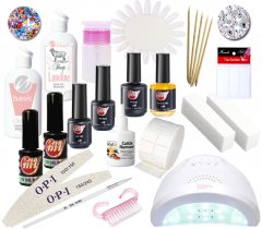 купить Стартовый набор гель-лаки My Nail с лампой UV/LED Sun One 48W