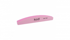 купить Баф для ногтей "Полумесяц" 180/180 (цвет: розовый) Kodi