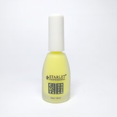 купить Жидкая пленка защита кутикулы для дизайна ногтей Starlet Professional 15мл желтая