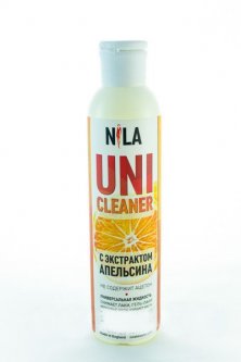 купить Жидкость для снятия гель лака "Апельсин" Nila Uni-Cleaner 250 мл.