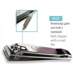 купить Книпсер маникюрный SPL 9028 для ногтей с пилочкой