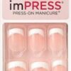 купить Твердый лак для ногтей Kiss ImPress press-on manicure Rock It 30 шт (731509568868)