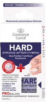 купить Укрепитель ногтей Constance Carroll PROSalon Hard strong after Hybrid против слабости и ломкости 10 мл (5902249465716)