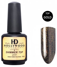 купить Топ с шиммером HD Hollywood Shimmer Top Gold 16 мл (HD-ТSG16) (2200730160021)