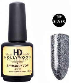 купить Топ с шиммером HD Hollywood Shimmer Top Silver 16 мл (HD-ТSS16) (2200730160038)