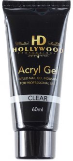 купить Гель для наращивания ногтей HD Hollywood Акрил прозрачный 60 мл (HD-АГП) (2200800060008)