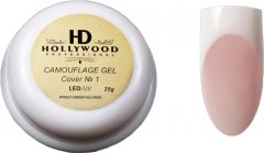 купить Гель для наращивания ногтей HD Hollywood Camouflage Cover №1 25 мл (HD-ГС№1) (2200199025015)